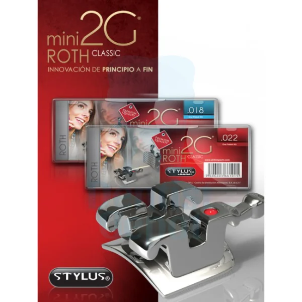 Kit de Brackets Mini Roth .18 Classic Ah Kim Pech