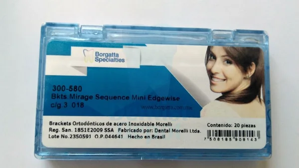 Kit de Brackets Edgewise .18 Borgatta